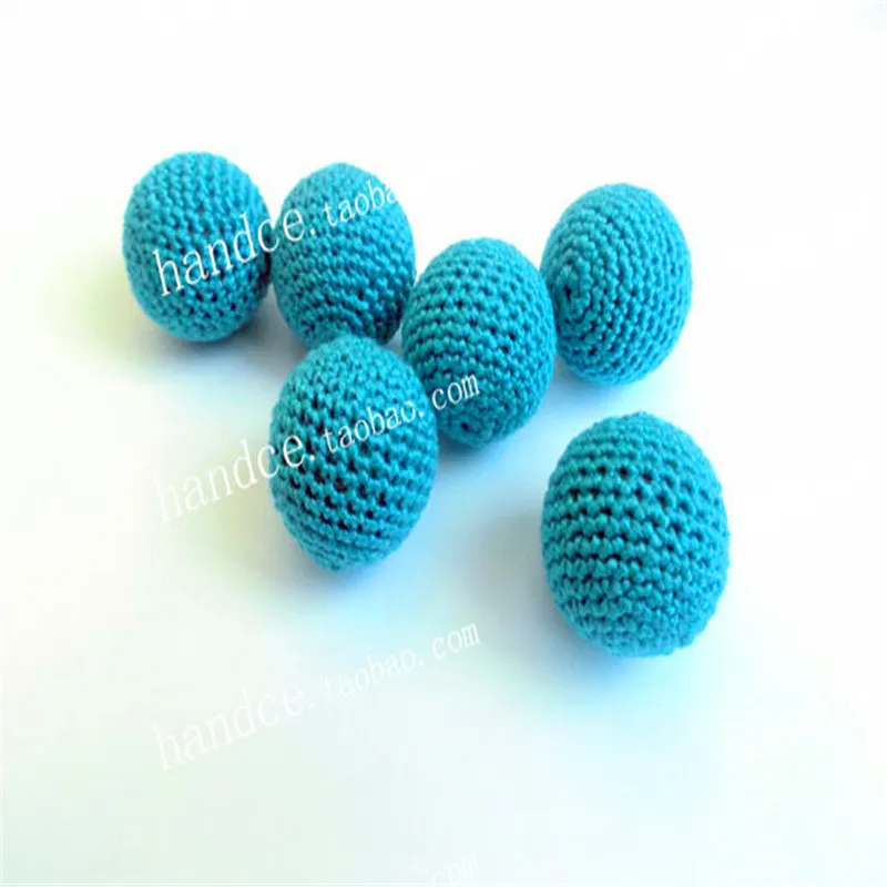 

30 pcs colorful cotton crochet balls as DIY knitting 1.8cm 3D soft cotton patches for cloth decoration korean fashion design