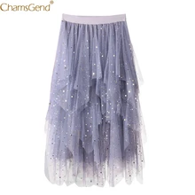 Женские юбки размера плюс, Женская плиссированная юбка с высокой талией, хлопок, полиэстер, высокое качество, длинные юбки, женские юбки