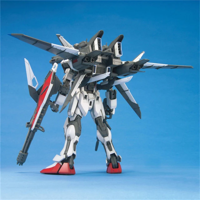 Bandai Gundam 1/100 MG STRIKE GUNDAM IWSP мобильный костюм Сборная модель наборы фигурки Детские игрушки