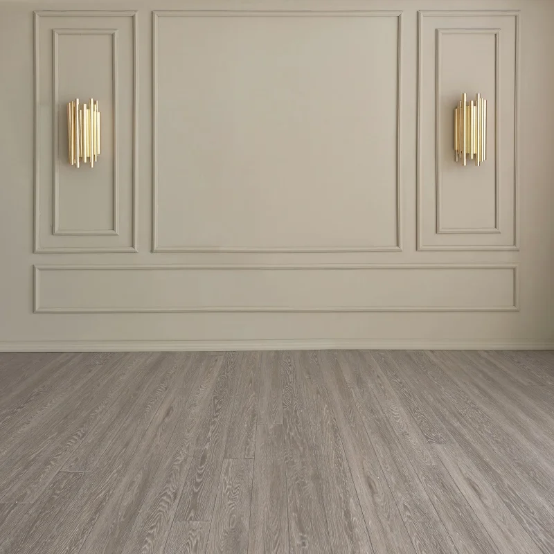 

Vintage Chic Wall Lamp Wooden Floor Baby Birthday Party Wedding Portrait Photography Backdrops Photo Background For Photo Studio