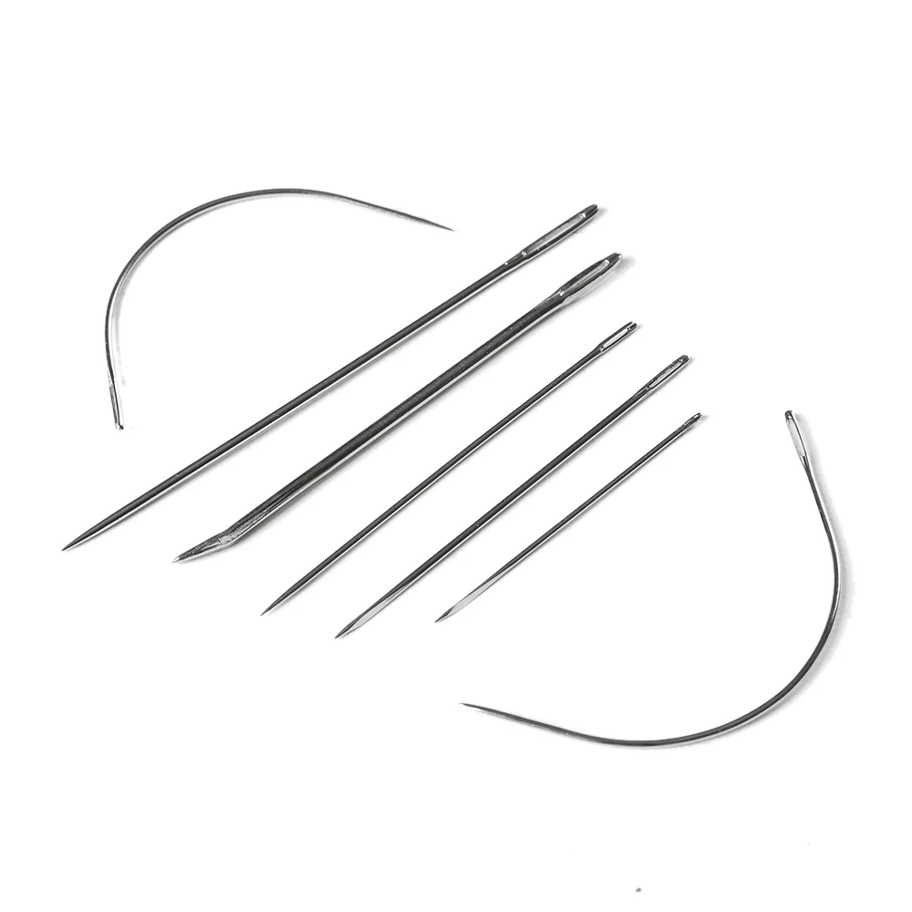 

7pcs/Set Stainless Steel Sewing Needles Sewing Pins Set Household Different Sizes For Carpet Leather Canvas Home DIY Crafts