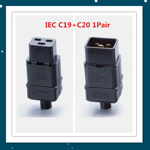 Гнездо PDU стандарт IEC320 C19 C20 16A AC Электрический Кабель питания Шнур Разъем съемный