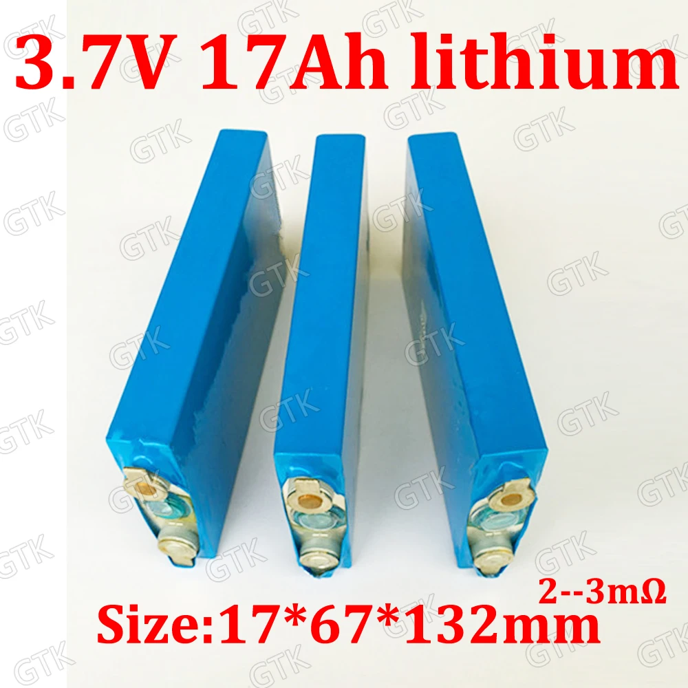 GTK 3 шт 7 v 17ah литий-полимерный литий-ионный аккумулятор для diy 24V 18AH светодиодный