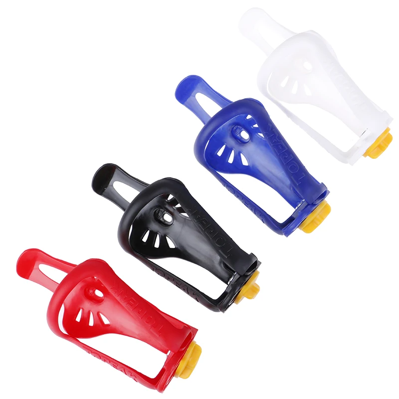 1pcs Plastic Elastic Drink Cup Water Bottle Holder Bracket Rack Cage For Cycling Mountain Road Bike Bicycle Adjustable