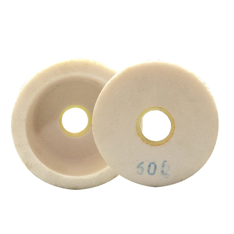 White Corundum Grinding Wheel Aluminum Oxide Tapered Edge Abrasive Stone for Metal Steel Rough grinding of Universal Grinder 4