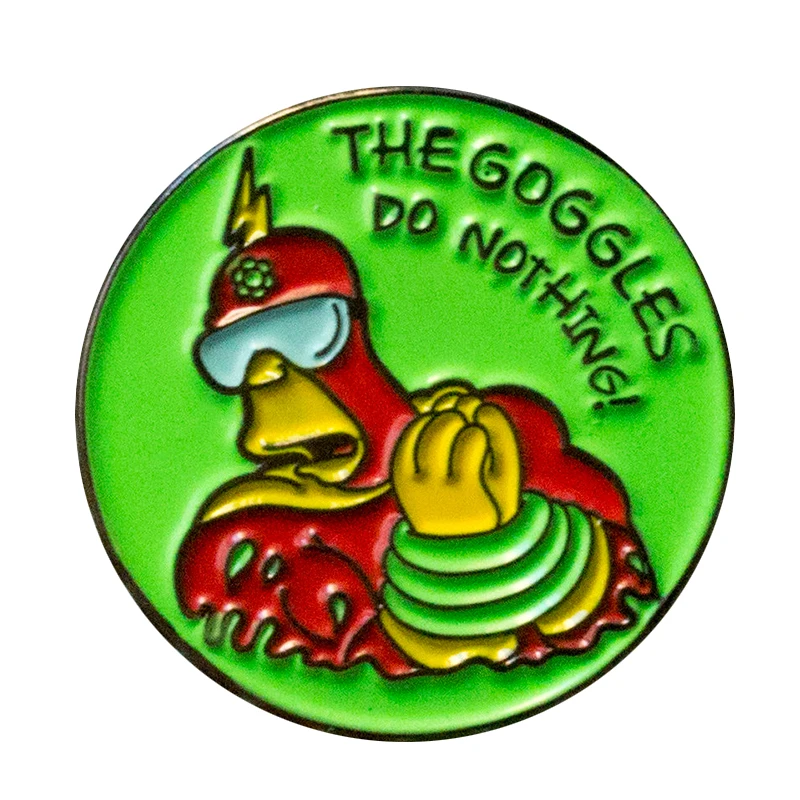

The Simpsons Radioactive Man Goggles Enamel Pin