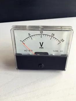 

Analog Volt Voltage Voltmeter Panel Meter DC 0-20V