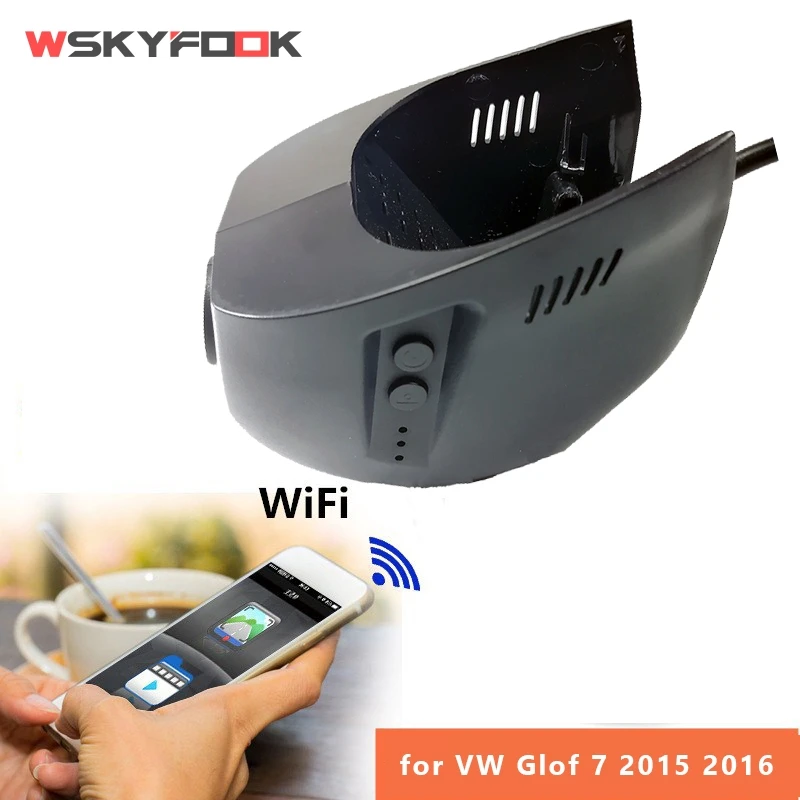 Автомобильный видеорегистратор 1080P с Wi Fi Novatek 96658 для Volkswagen Golf7 Golf 7 2010 2011 2012 2013 2014 2015