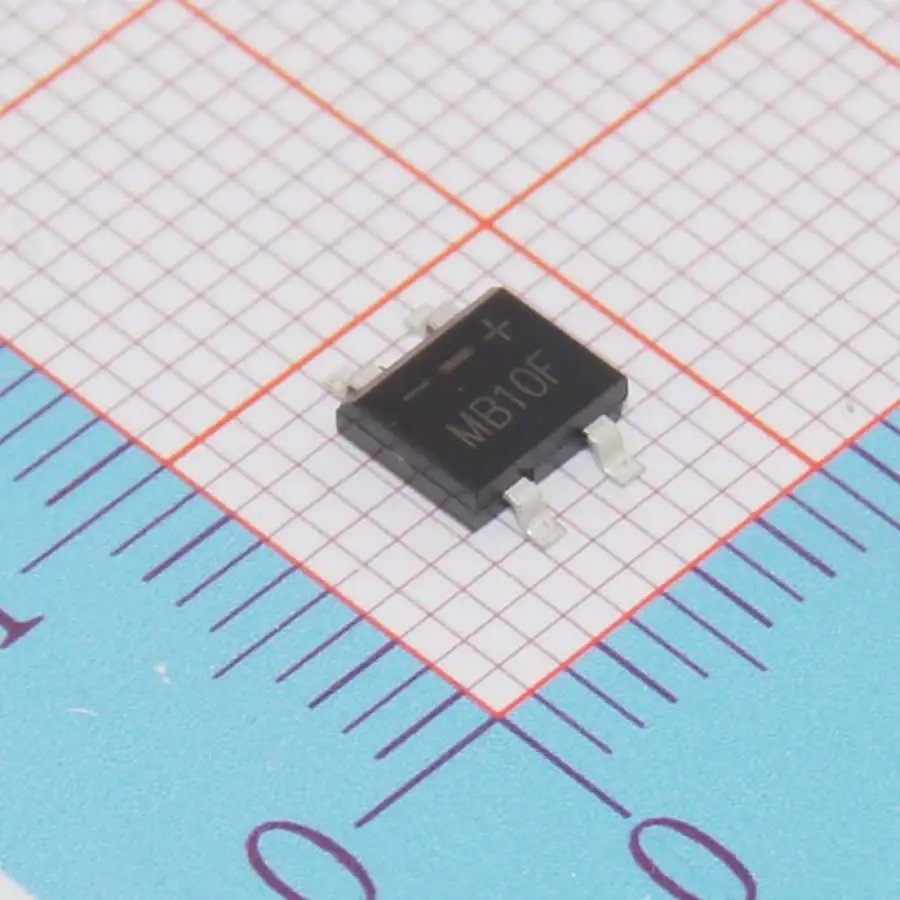 MCIGICM 100 шт. диодный мост выпрямителя mb10f sop4 0.5a 1000v sop4 b10f