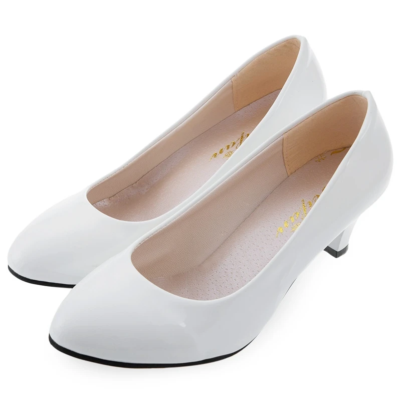 plain black pumps womens