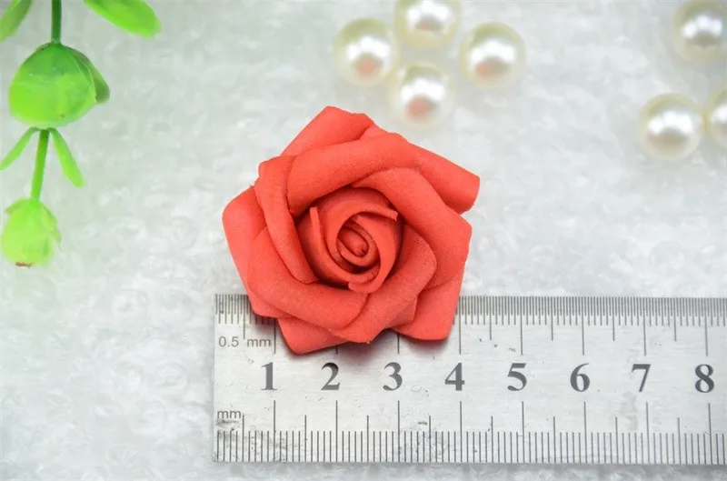 20PCS/Lot  PE Foam Rose Flower Head Artificial Rose Flowers Handmade DIY Wedding Home Decoration Festive & Party Supplies