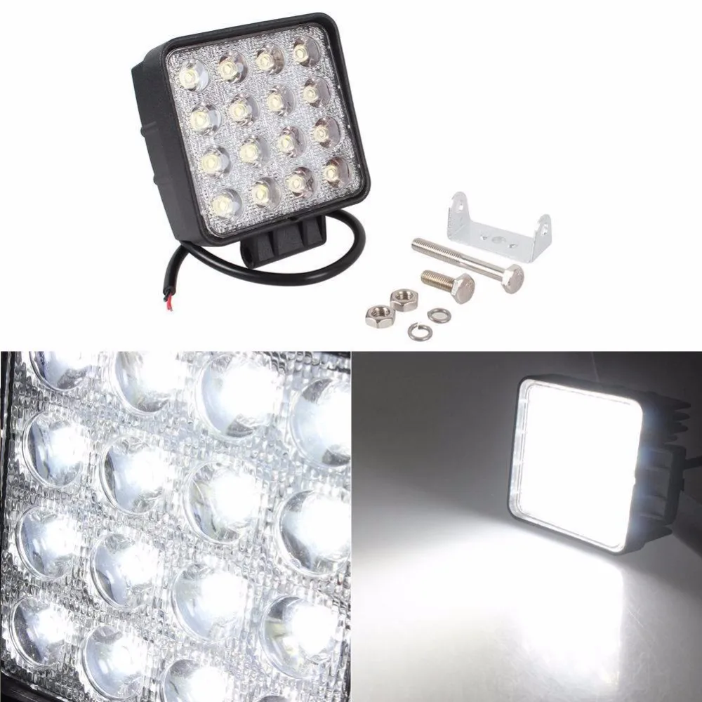 10PCS 48W led work light spot flood beam Offroad