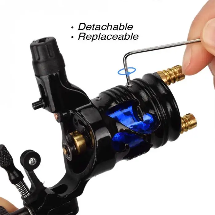 1 шт. роторная машинка для татуировки мотор профессиональные аксессуары из цинкового сплава для художников CD88