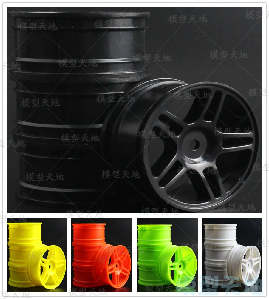 

4pcs 1Set Plastic Wheel Rim Fit HPI HSP RC model 1:10 On-Road Racing Car 905ALL for HSP94123/94122/94103/D4/D3