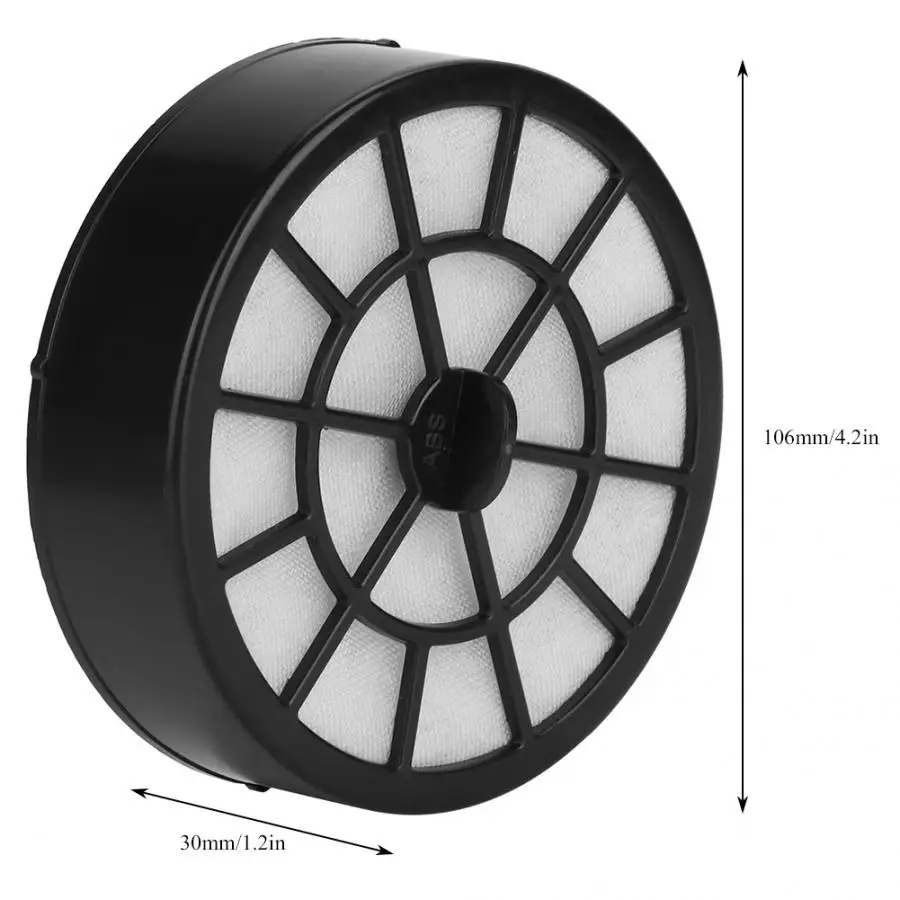 Пылеочиститель пылесос Круглый фильтр Замена для Haier ZW1202/ZW1202C/ZW1202R