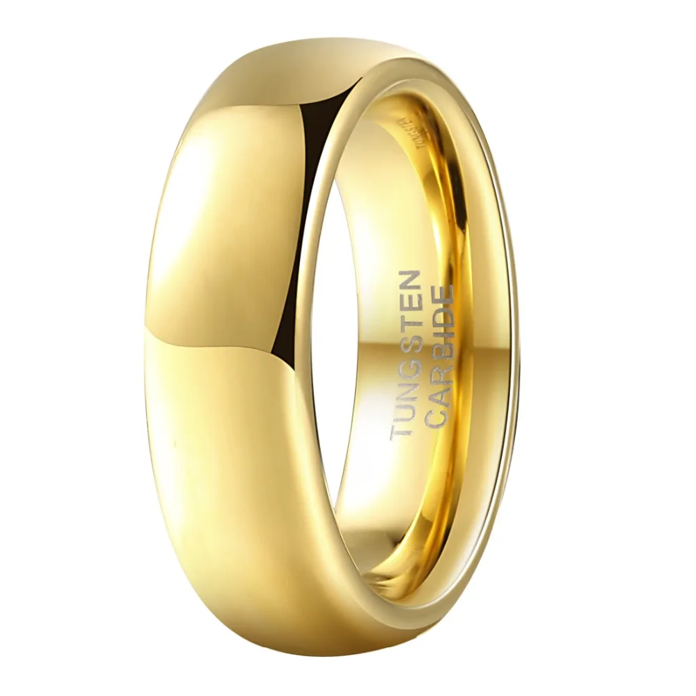 Tungsten Carbide K Gold Ring Tungsten Carbide K Gold Ring