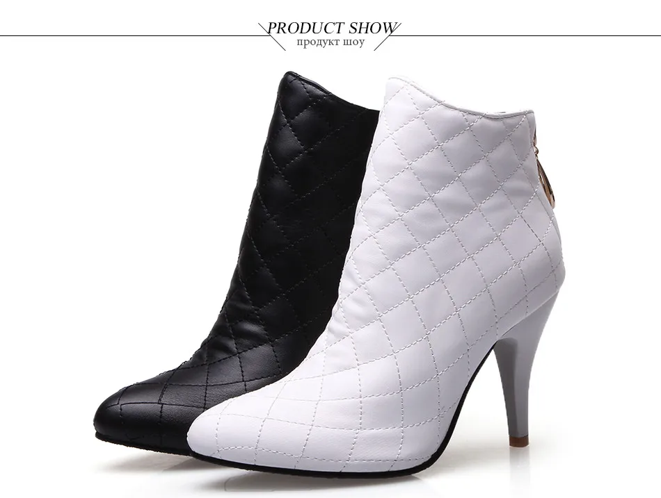 Odetina мода короткие сапоги large size туфли женские на каблуке обувь женская осень обувь женская зимняя чёрный