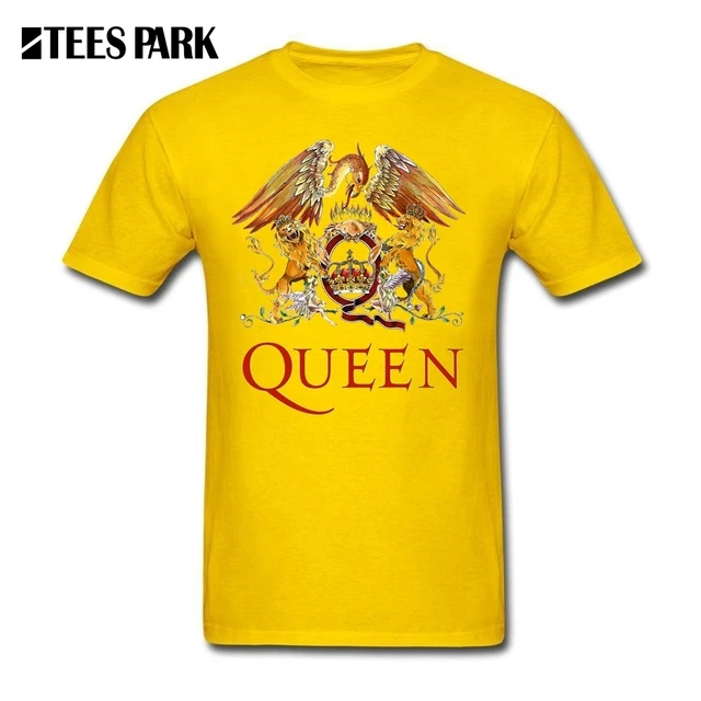 T Shirts Queen the Classic Queen Crest Queen T Shirts Men Adult O Neck