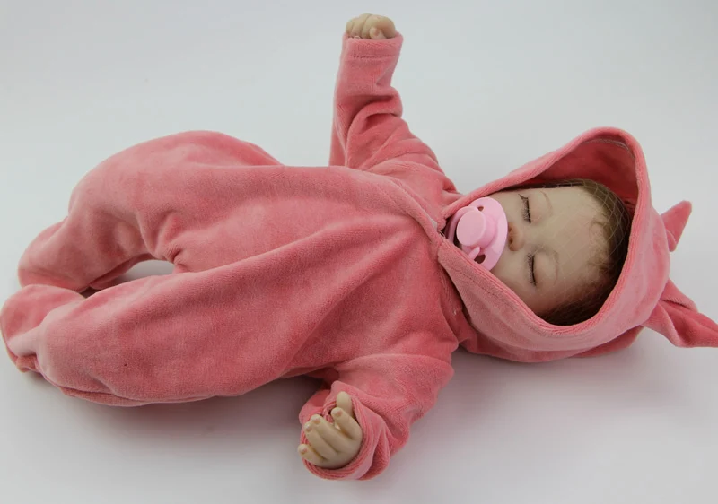 Мягкие силиконовые 18 "Reborn Baby Doll мода реалистичные Baby Alive куклы ручной работы игрушки для детей подарок на день рождения