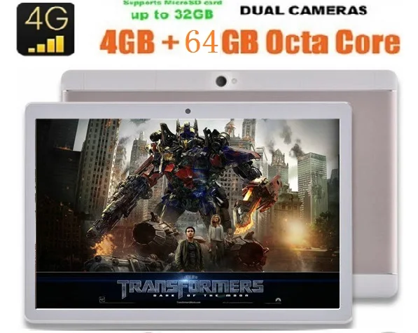 2017 New 10 inch 4G tablet pc Android 6 0 1280x800 Octa Core 8 0MP 4GB