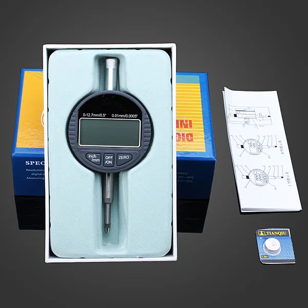 Digital Dial Micro Indicator 0-12.7mm/0.5inch 0.01mm Electronic Gauge Measurement Instrument Precisio Micrometer Tool | Инструменты