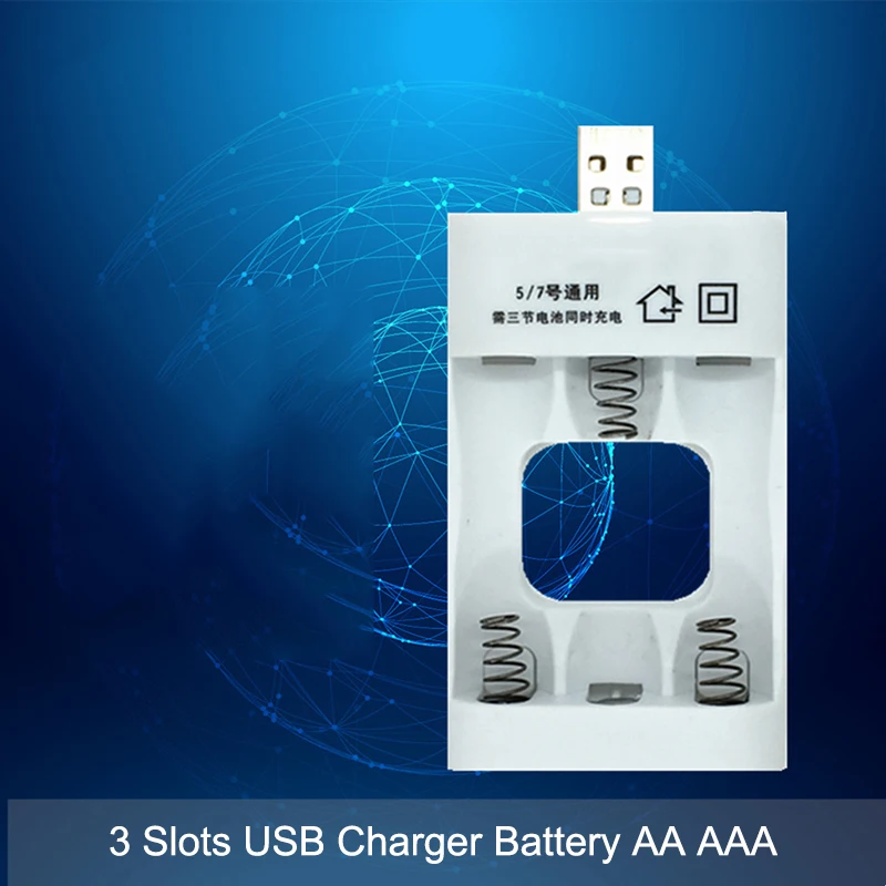 Универсальный USB Выход 3/4 Слот Батарея Зарядное устройство адаптер для зарядное устройство для никель-кадмиевых или никель-металл-AAA Батарея Перезаряжаемые Quick Charge Батарея зарядные устройства