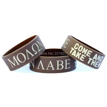 

300pcs One Inch Come and Take Them wristband silicone bracelets free shipping by DHL express