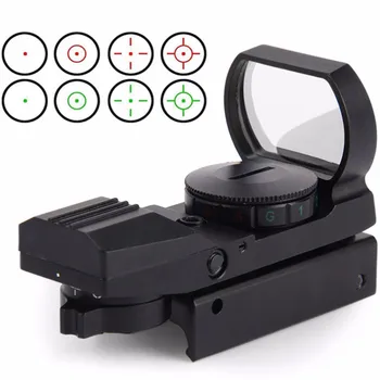 

Red dot 20mm 11mm Rail Riflescope Hunting Optics Scope Tactical HolographicMro Sight Reflex 4 Reticle Tactical red dot scope