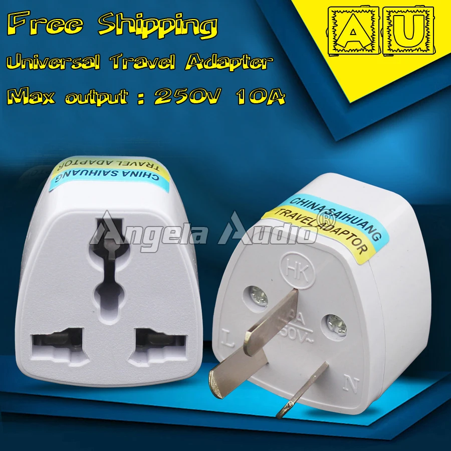 Universal Travel AU Plug Adapter Electrical European UK US EU to AU AC