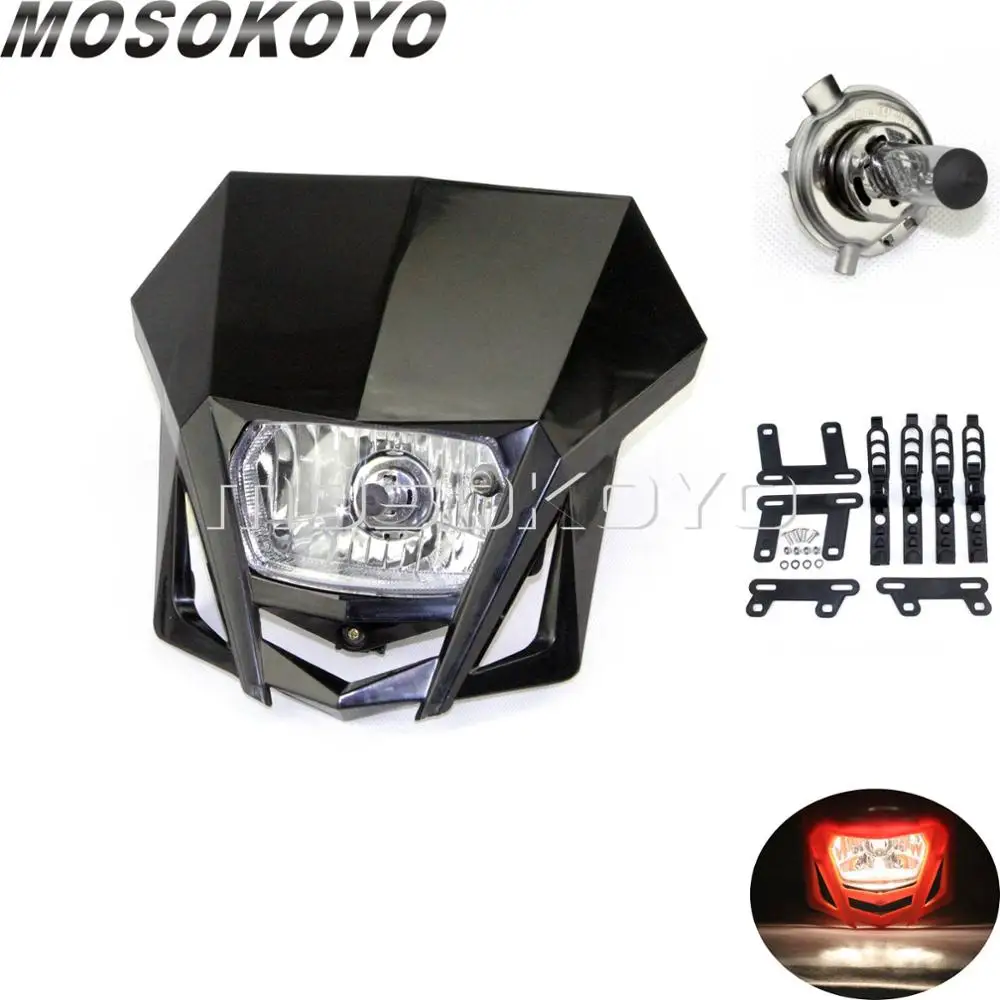 Enduro мотогонок мотокросса фар HS1 12V 35W Байк фара для Kawasaki Suzuki Honda| |
