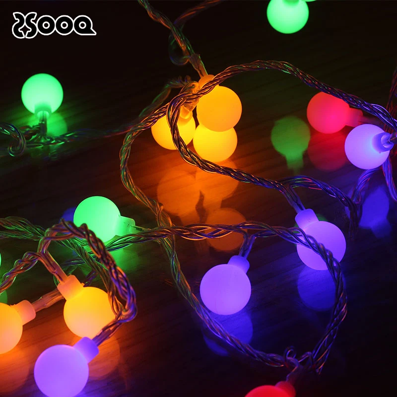 10 80Leds Волшебная лампочка медная проволока светодиодная гирлянда домашняя