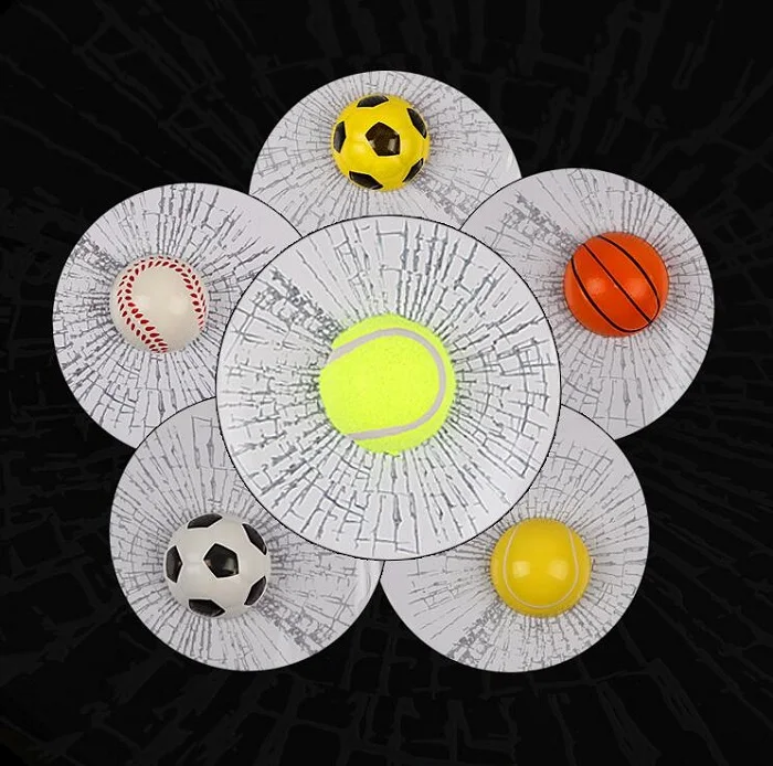 Автомобильные наклейки crazy ball сломанный дизайн наклейка крышка/Защита от царапин