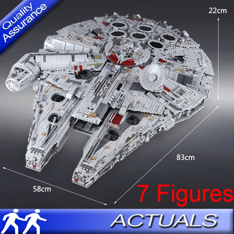 

8445pcs Super Millennium Falcon Building Blocks 05132 Compatible LegoINGlys Star Series Wars 75192 Set Collection Model Bricks