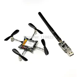 В разобранном виде вертолет crazyflie nano-Quad крошечные Drone Quadcopter комплект 10-DOF crazyradio usb антенны MultiCopter