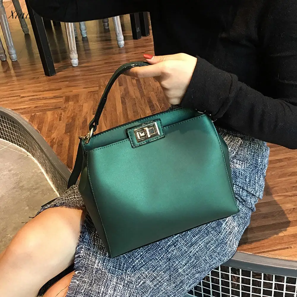 

Bags for Women 2018 Fashion Women Satchel Tote Crossbody Shoulder Messenger Bag Pure Color Leather Handbag bolsa feminina