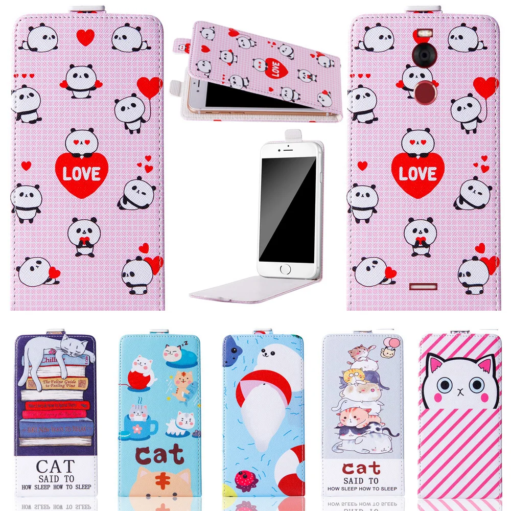 

2018 New items Factory Price Flip PU Leather Cover Plastic Back With Card Holders For Fly FS520 Selfie 1 Case Coque Capinha