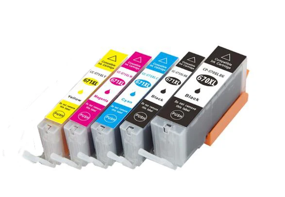

5pcs PGI 770 CLI 771 Ink Cartridge For Canon PIXMA MG5770 MG6870 MG7770 Printer Ink pgi-770 pgi770