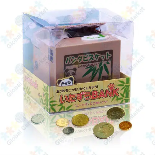 Coin Collecting Panda Bank - Cute Money Saving for Whole Family | Дом и сад