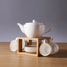 Четыре чашки и четыре соуса домашний декор современная керамика набор из пяти предметов чай или кофе набор для четырех человек через один порт