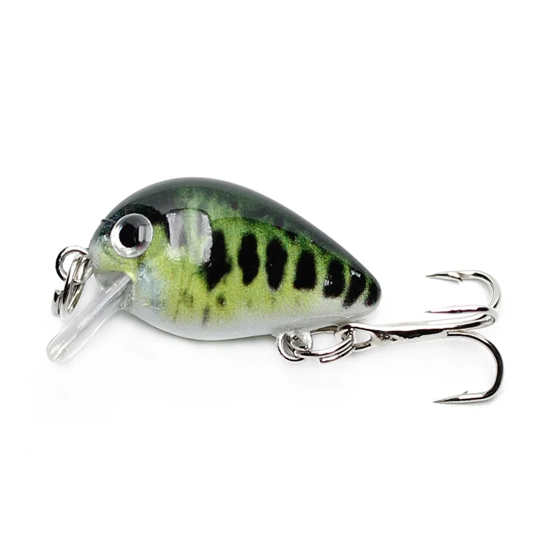 Amlucas 30 мм 2 г Crazy воблеры мини Topwater Crankbait искусственная японская жесткая наживка Pesca плавающие рыболовные приманки бас Pesca WW338 - Цвет: I