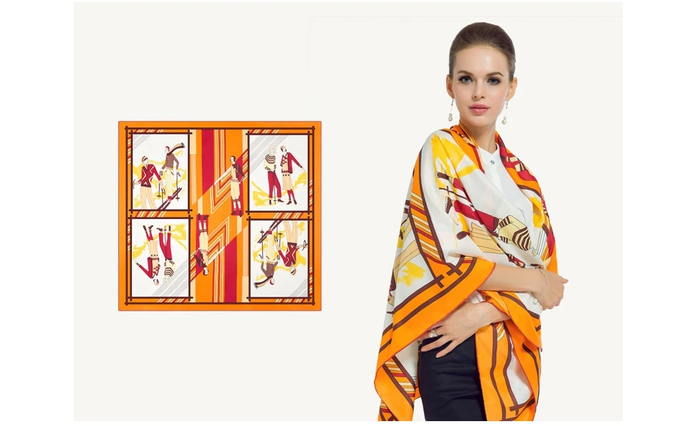 Print Silk Shawl (11)