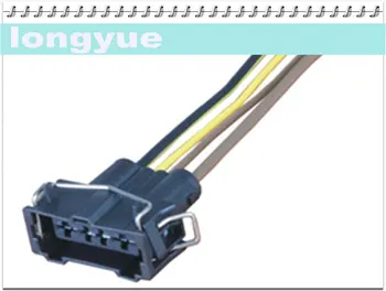 

longyue 10pcs 4-pin Universal Female Connector wiring harness new 15cm wire LY-0012