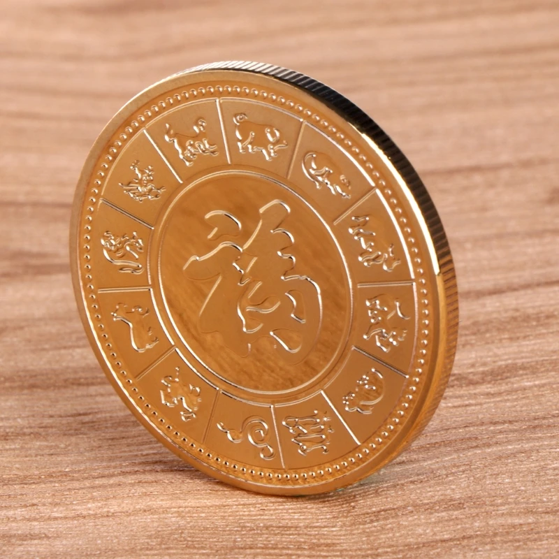 Dog New Year Police Dogs Commemorative Coin Gift Souvenir Decoration Golden Silver Puppy