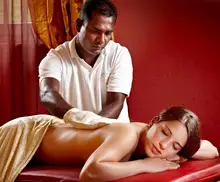 Garshana Gloves, raw silk massage gloves, ayurvedic massage glove the encyclopedia of ayurvedic massage