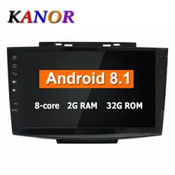 KANOR Android 8,1 T8 dvd плеер для HAVAL Hover Greatwall Great wall H5 H3 автомобиля dvd gps 4g Wi-Fi с авто-радио bluetooth