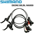 Shimano DEORE BR BL M6000 Vorn Hinten Set Hydraulische Disc Bremshebel * Sattel Mit Harz Pads MTB Berg fahrrad Bremsen|Fahrradbremse| -