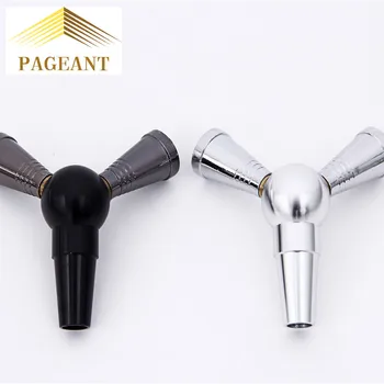 

1Pcs high-grade metal hookah accessories Smoke tube transducing head Conversion distribution tube