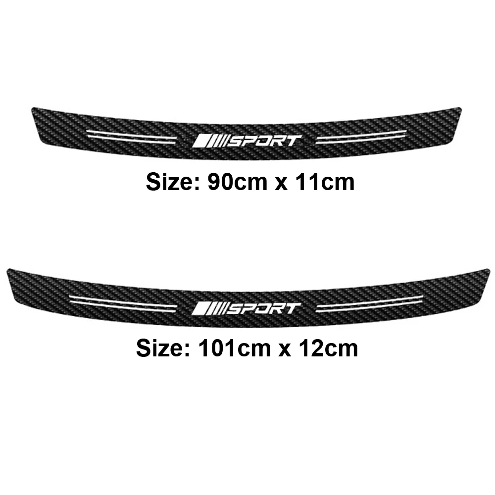  Sports Rear Bumper Protector Sticker For Mercedes Benz (3)