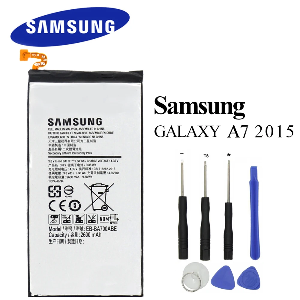 Original Battery EB BA700ABE For Samsung Galaxy A7 2015 A700 A700F ...
