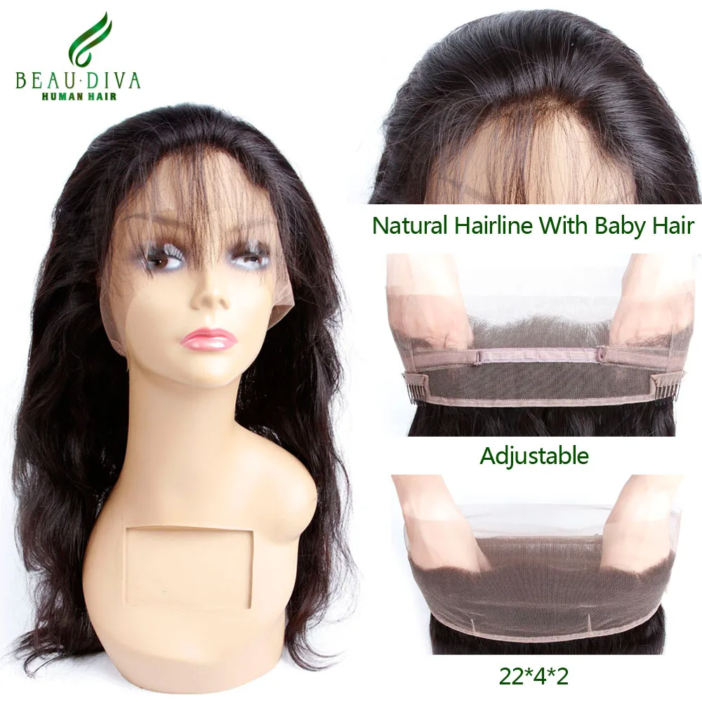 

Malaysian 360 Lace Frontal Closure 7A Lace Frontals With Baby Hair 1 Piece Malaysian Body Wave Lace Band Full Frontal Closure